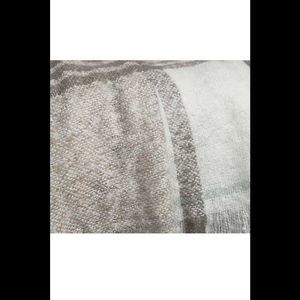 Boucle Plaid 50" x 60" Throw by Lauren McBride Natural